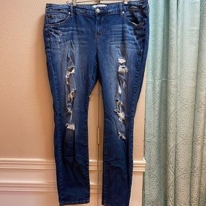 Torrid Distressed Boyfriend Jeans